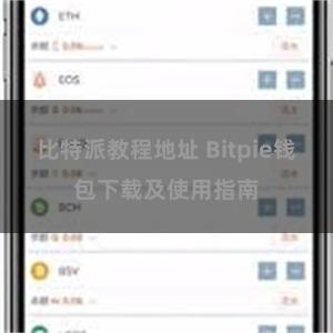 比特派教程地址 Bitpie钱包下载及使用指南