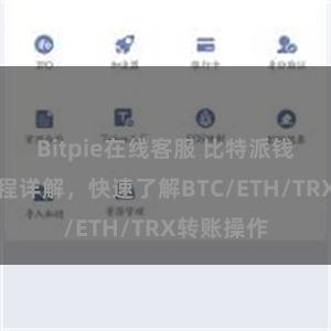 Bitpie在线客服 比特派钱包转账教程详解，快速了解BTC/ETH/TRX转账操作