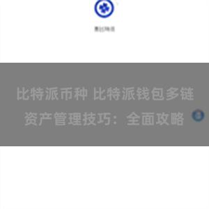 比特派币种 比特派钱包多链资产管理技巧：全面攻略