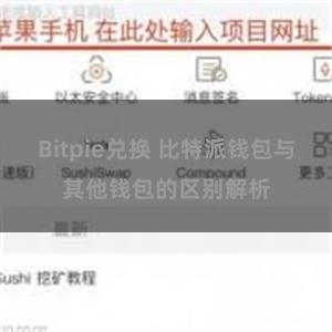 Bitpie兑换 比特派钱包与其他钱包的区别解析