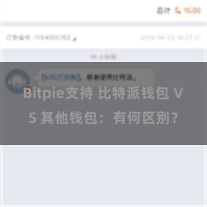 Bitpie支持 比特派钱包 VS 其他钱包：有何区别？