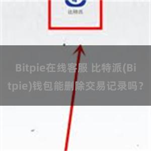 Bitpie在线客服 比特派(Bitpie)钱包能删除交易记录吗？