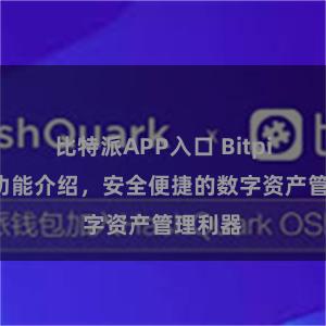 比特派APP入口 Bitpie钱包功能介绍，安全便捷的数字资产管理利器