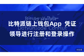 比特派链上钱包App  凭证领导进行注册和登录操作
